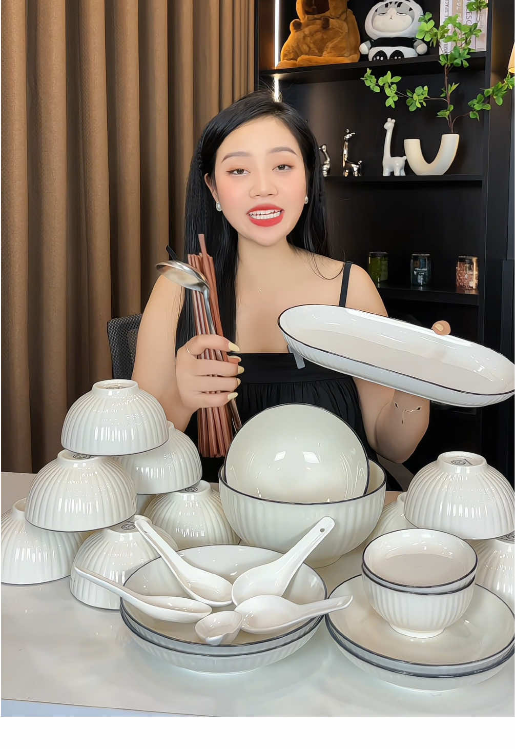 Set bát 26 chi tiết gốm sứ cao cấp #setbat #setbatsu 