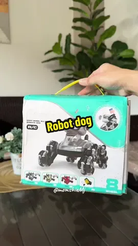 Napaka futuristic ng toy nato #remotecontroltoy #robottoy #robotdog #giftideaforkids #interestingtoy 