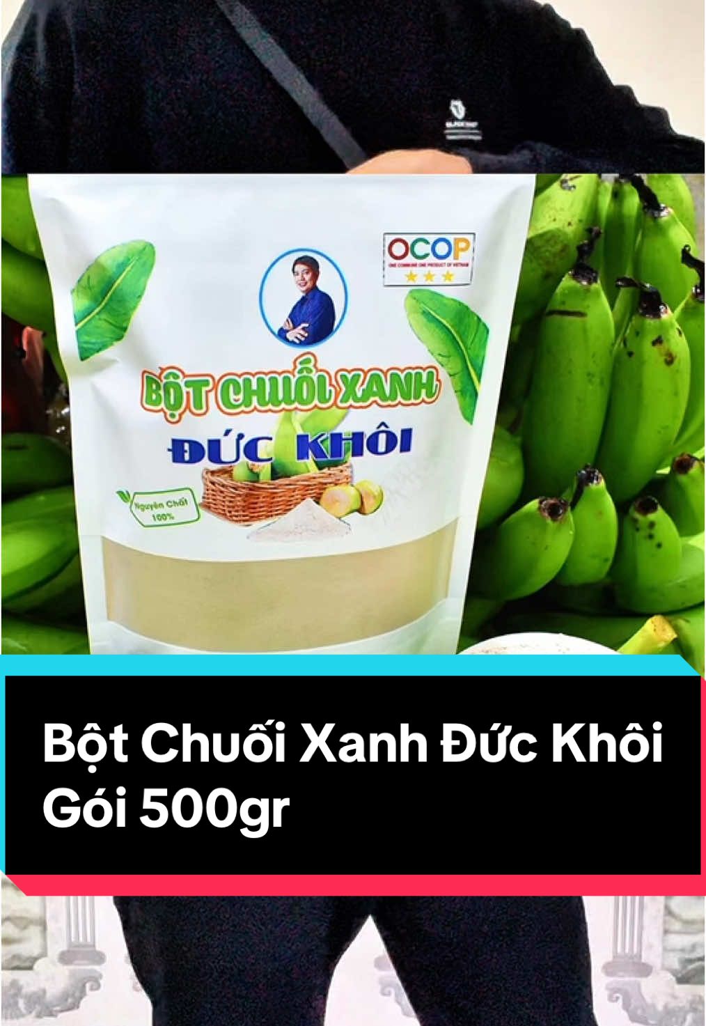 Bột Chuối Xanh Đức Khôi Gói 500gr