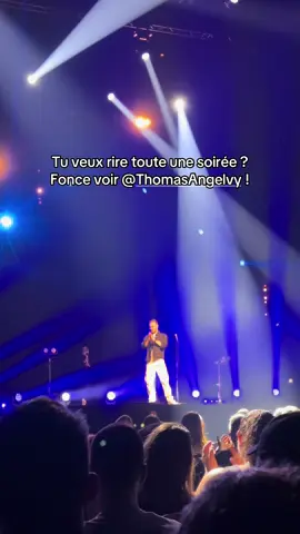 C’était juste génial ! On a déjà hâte de voir son prochain spectacle !  Merci @Thomas Angelvy, belle énergie 😂 #thomasangelvy #zenithcaen #humour #humoriste #rires 