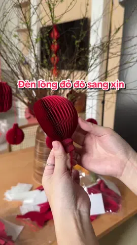 Bỏ hết giúp em những mã đèn lồng nilong màu nhợt nhạt đi nhé, năm mới là phải nét như này nha các bác #tết2026 #decor #trangtrinhacua #LearnOnTikTok 