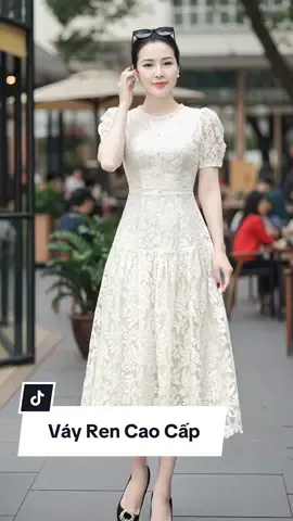 Váy Ren Cao Cấp.Nâng Hạng Khí Chất Cho Mọi Sự Kiện ✨ #vayren #vaydutiec #damdutiecsangtrong #thoitrangnu #thoitrangtrungnien 