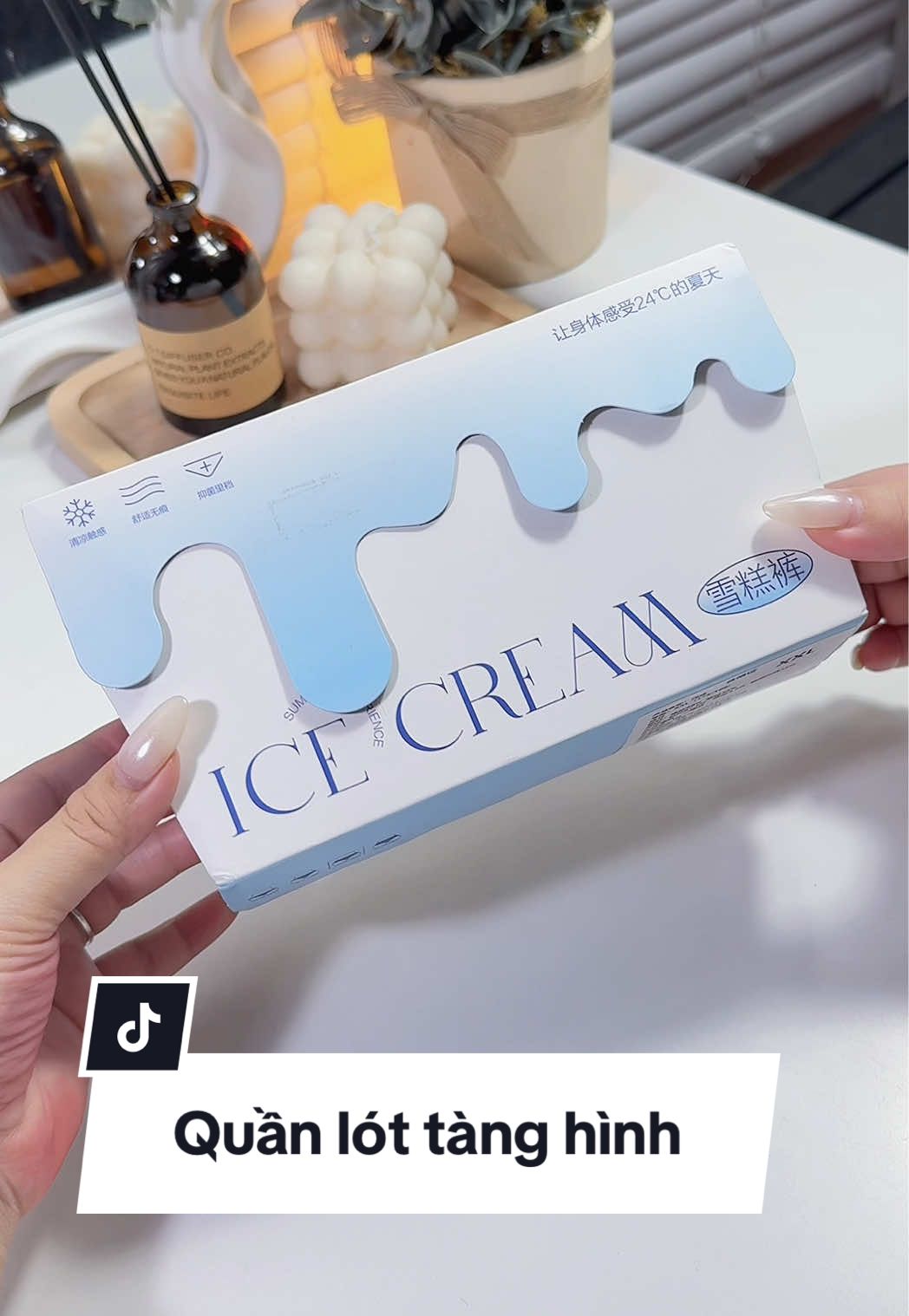 Mặc như ko mặc luôn #reviewcamoi #santonyunderwear #santonyicecream #quanlotkem #noiynu 