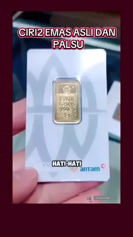 CIRI EMAS PALSU.  #investasiemas #pintarinvestasi #kaindankoin #sipalingaffiliatte 