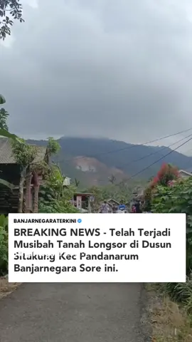 BREAKING NEWS - Telah Terjadi Musibah Tanah Longsor di Dusun Situkung desa Pandanarum kec Pandanarum - Banjarnegara Sore ini, minggu 16 November 2025. Saat ini Tim BDPD Banjarnegara sedang meluncur ke lokasi kejadian. .  .  ** Demikian informasi sementara yang bisa disampaikan, bila ada tambahan, update terbaru ataupun koreksi bisa disampaikan melalui kolom komentar #banjarnegara #banjarnegaraterkini 