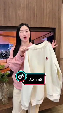 Áo nỉ nữ #aoni #aosweaternu #xuhuong 