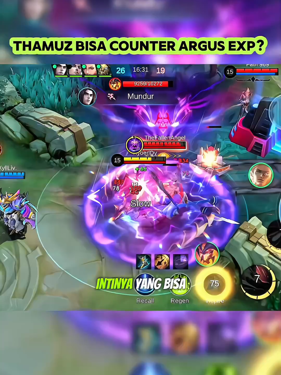 Thamuz bisa counter argus exp? #mobilelegends #mlbb 