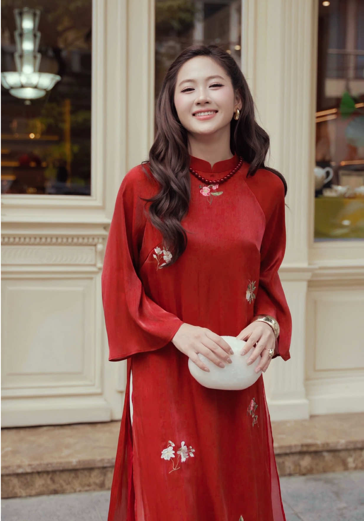 Áo dài Yên Hoa #aodai #vayralvideo #thoitrangnu #aodaitet #reviewlamdep 