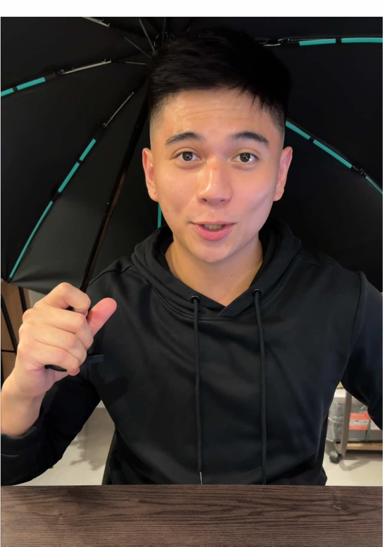 C Blue Mechanical Umbrella (Anti Rebound) #umbrella #payong #mechanicalumbrella  #cblueumbrella #automaticumbrella 