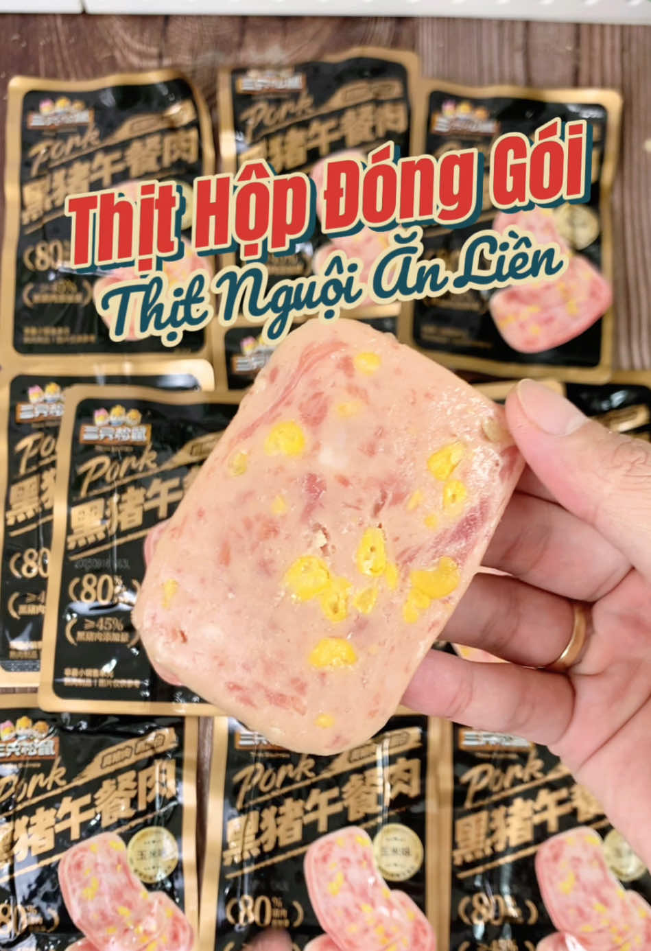 Trả lời @Kiều Ly Thịt hộp đóng gói ăn giống 