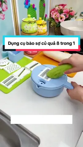 Dụng cụ bào sợ củ quả 8 trong 1 #giadung #giadungtienich #dodungthongminh 
