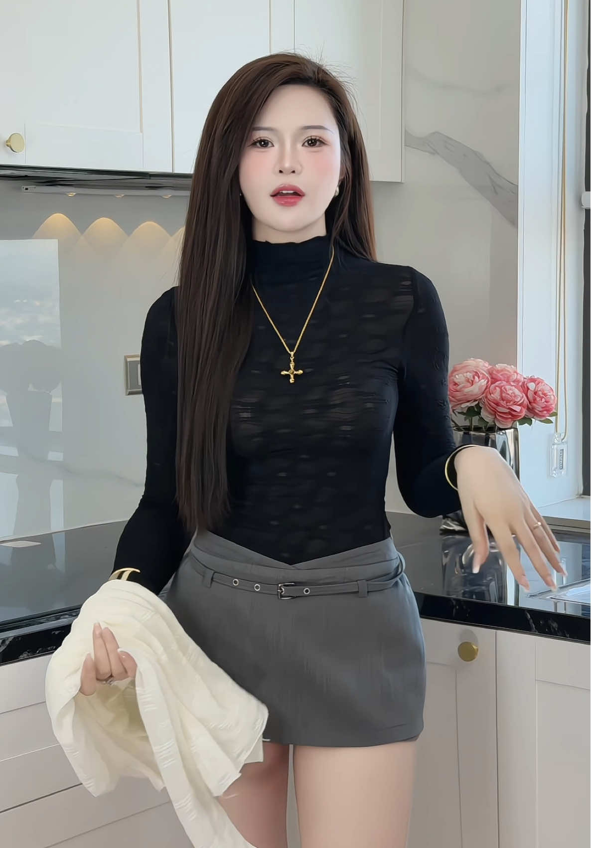 Áo ren phối đồ siêu xinh cho nữ #champhanreview #aoren 