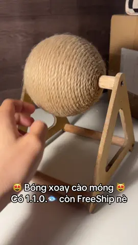 Bóng xoay cào móng đa năng cho mèo #mèo #cat #pet #thucung #dochoichomeo 