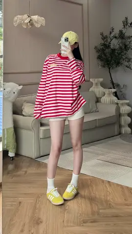 Áo thun dài tay #review #oufit #fyp 