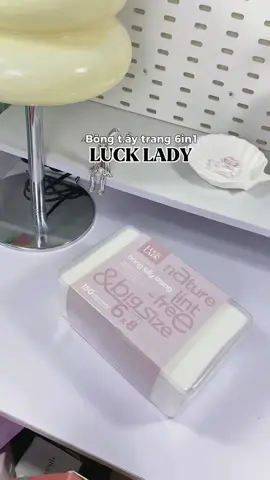 Bông tẩy trang 6in1 nhà Luck lady #lucklady #sieuphammoilucklady #bongtaytrang6in1 #review 