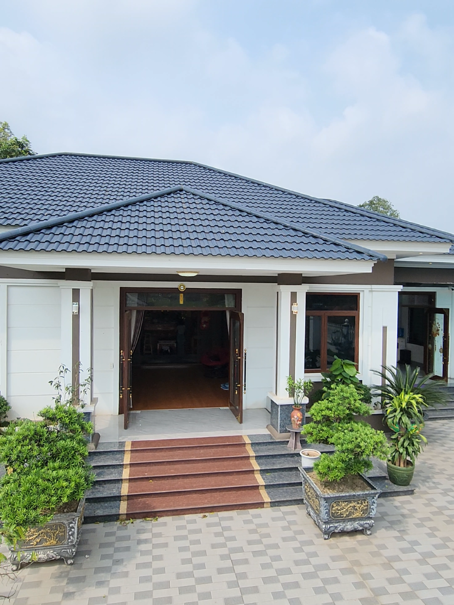 Biệt thự nhà vườn mái nhật 4 phòng ngủ. #xuhuong  #bietthunhadep  #bietthunhavuon  #nhadep2025  #nhadepmrchien 