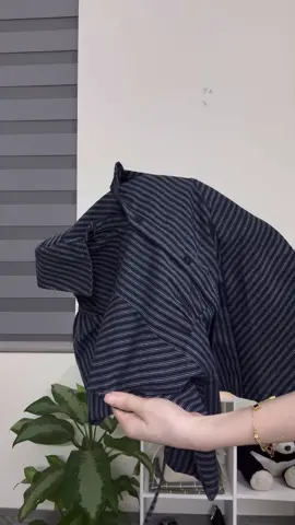 Áo sơ mi kẻ tay phồng #xh 