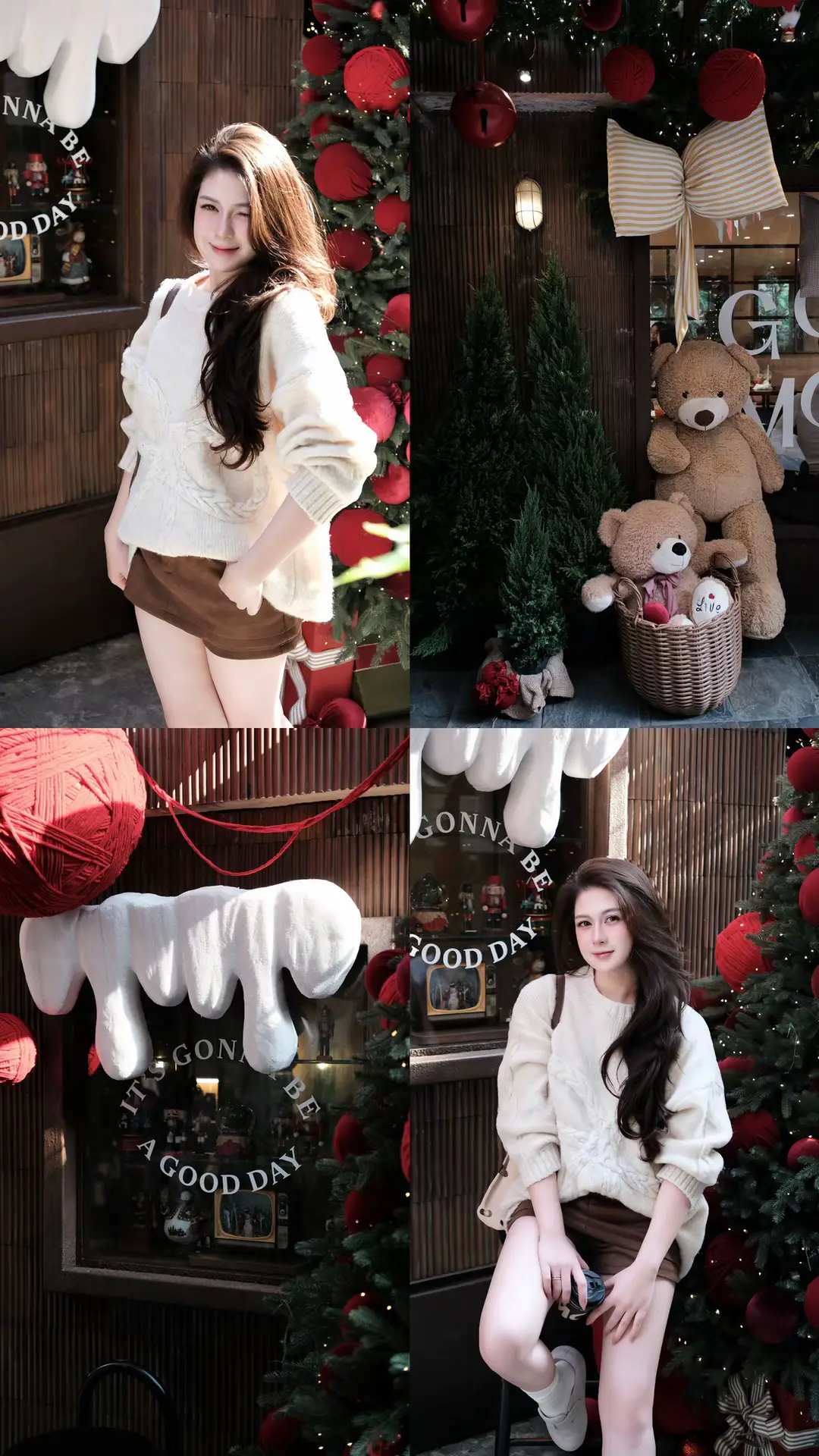 Chạy kpi cho Noel từ bây giờ vừa đẹp chưa các bác 🧸🎄#fyp #xh #viral #xuhuong #outfit 