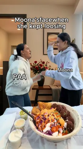 For all of you guys concerned about sick, we didn't kick her out of the game 😂 #rockpaperscissors #rockpaperfoodchallenge #foodreview #foodchallenge #food