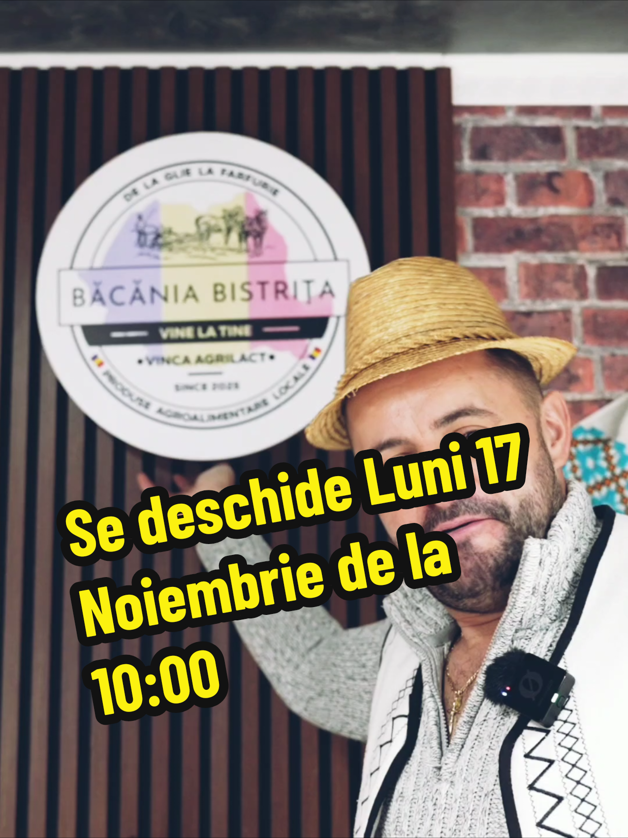 Bacania Bistrita - de mâine 17 Noiembrie! Un loc unde găsești ce e mai bun si gustos din județ de la cei mai buni producatori locali. Ne vedem acolo de la ora 10:00! #Viral #PentruTine #traditional #FlorinCilica 
