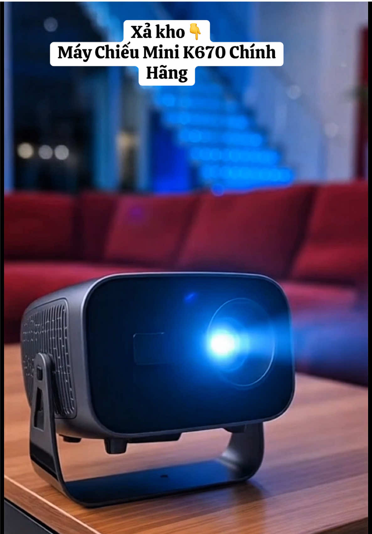 Máy Chiếu Mini K670 Chính Hãng chất lượng HD siêu nét bảo hành 12 tháng#maychieu #maychieumini #HD#viral #xuhuongtiktok 