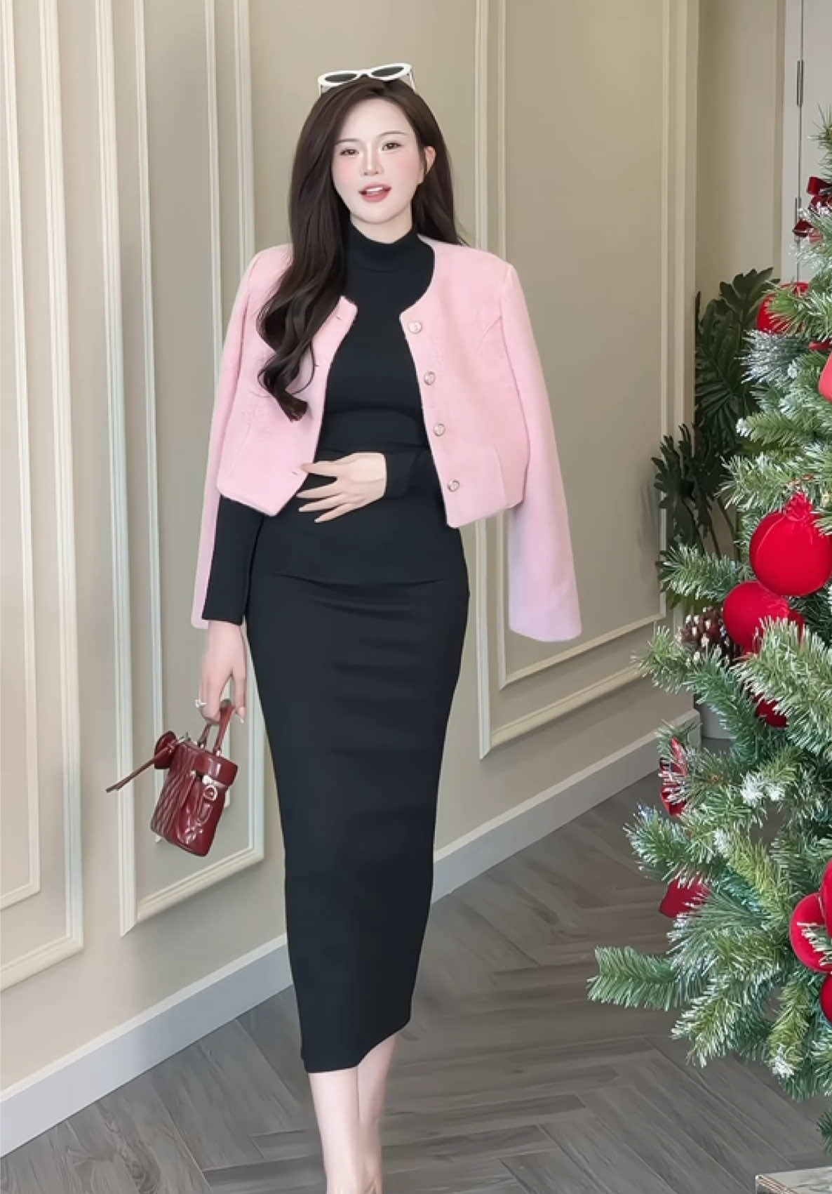 Váy len cổ 3 phân #champhanreview #vaybodylen 