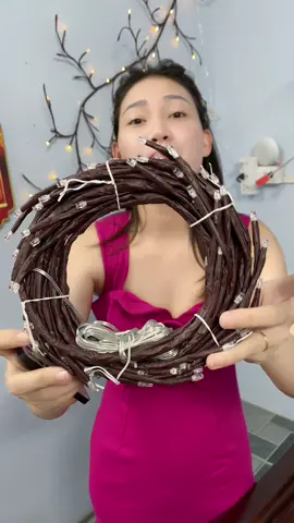 Đèn led trang trí hình cây treo tường siêu đẹp #dentrangtri #xuhuong #dennhay #denledtrangtri 