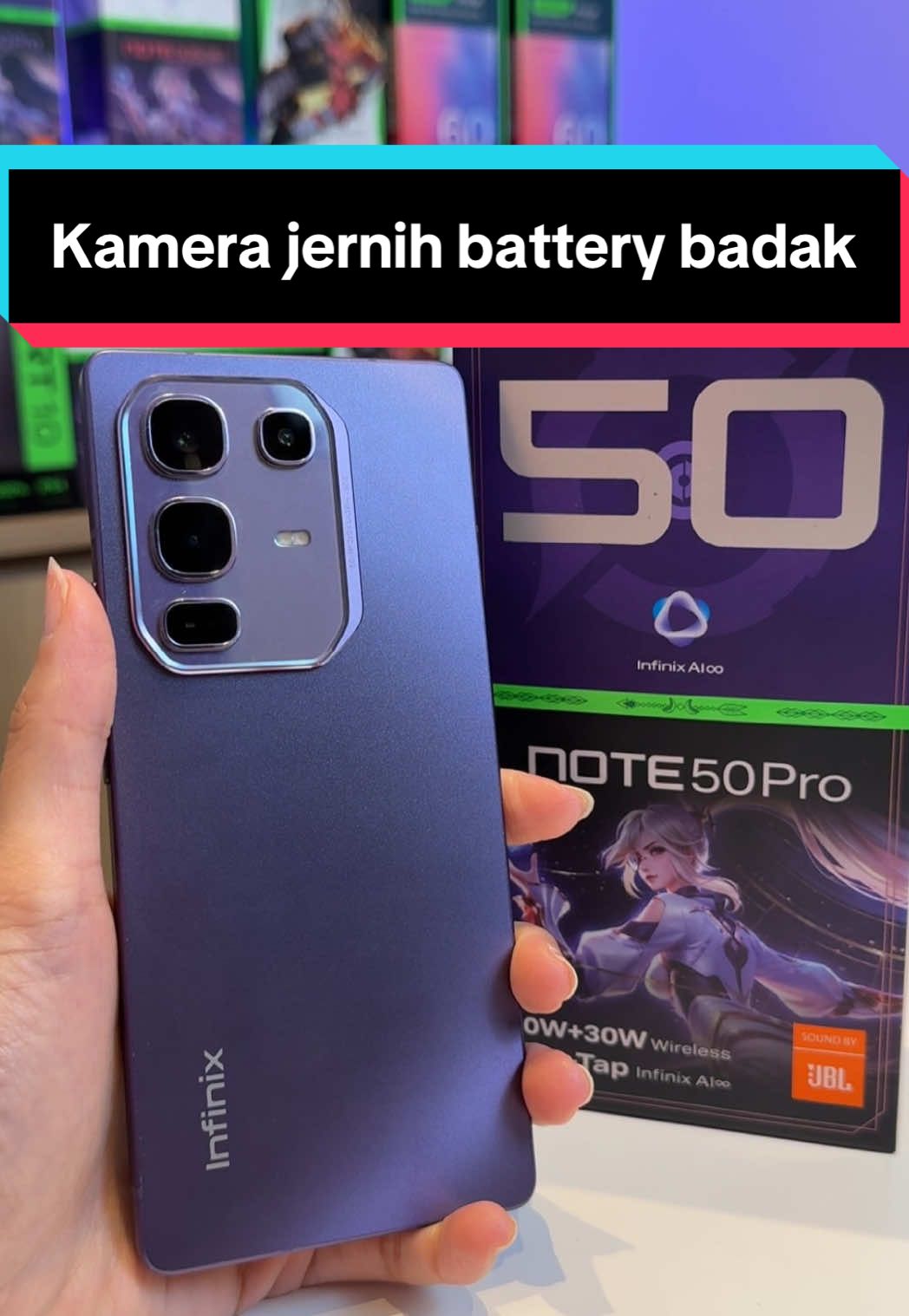 Harga hemat fitur segudang 😭Battery 5200 mAh fast charge 90 Watt🔥 NFC✅ kamera 50 MP OIS , 8 MP Ultrawide ✅ 32 MP front cam✅ #techtok #note50pro #phone #foryou #sale 