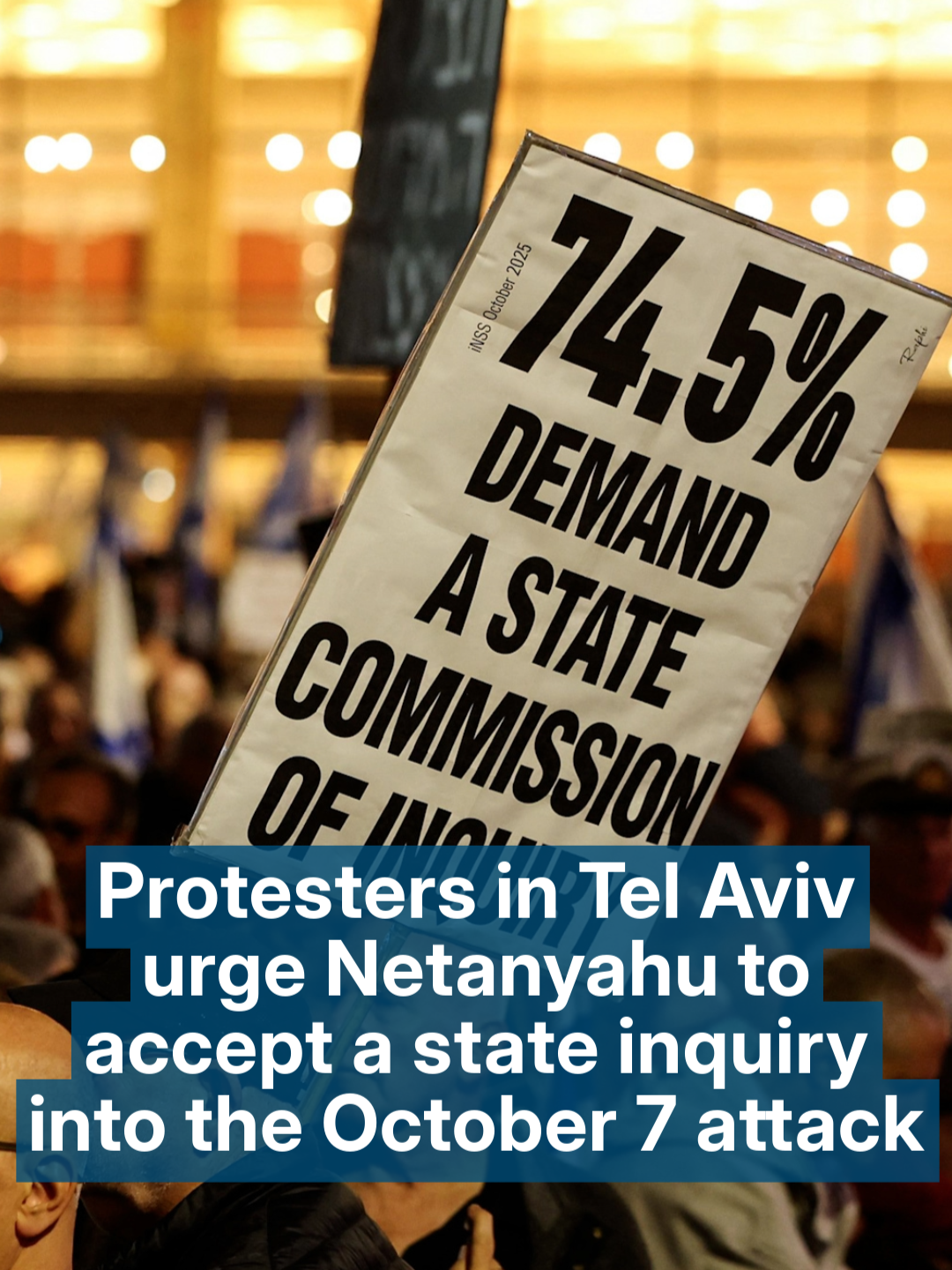 Protesters in Israel rallied for an independent inquiry into the events of October 7, accusing Prime Minister Benjamin Netanyahu of blocking a committee that could hold officials accountable.