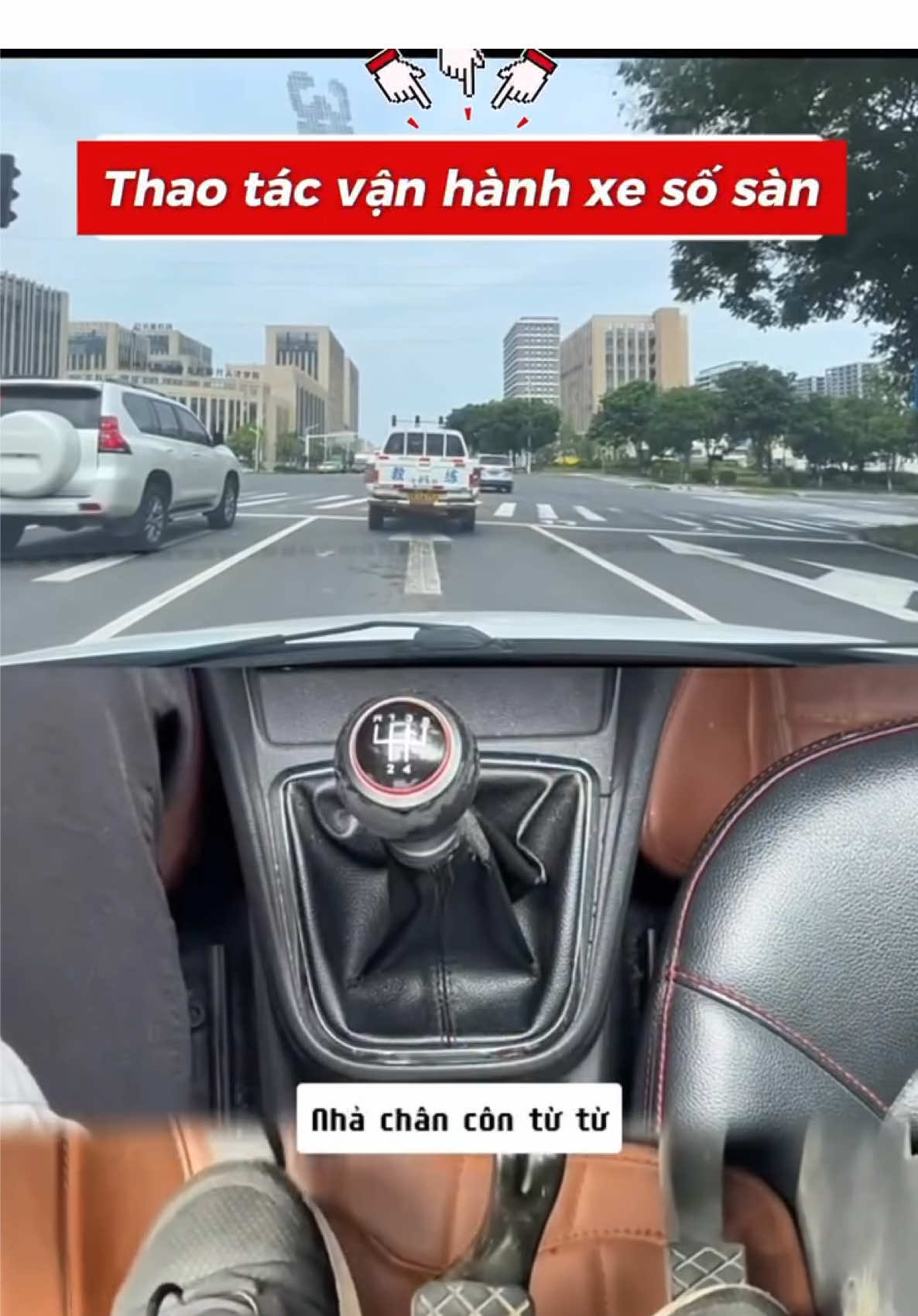 Thao tác vận hành xe số sàn #hoclaixeoto #hoclaixeb2 #hoclaixeb1 #xuhuong #viral 