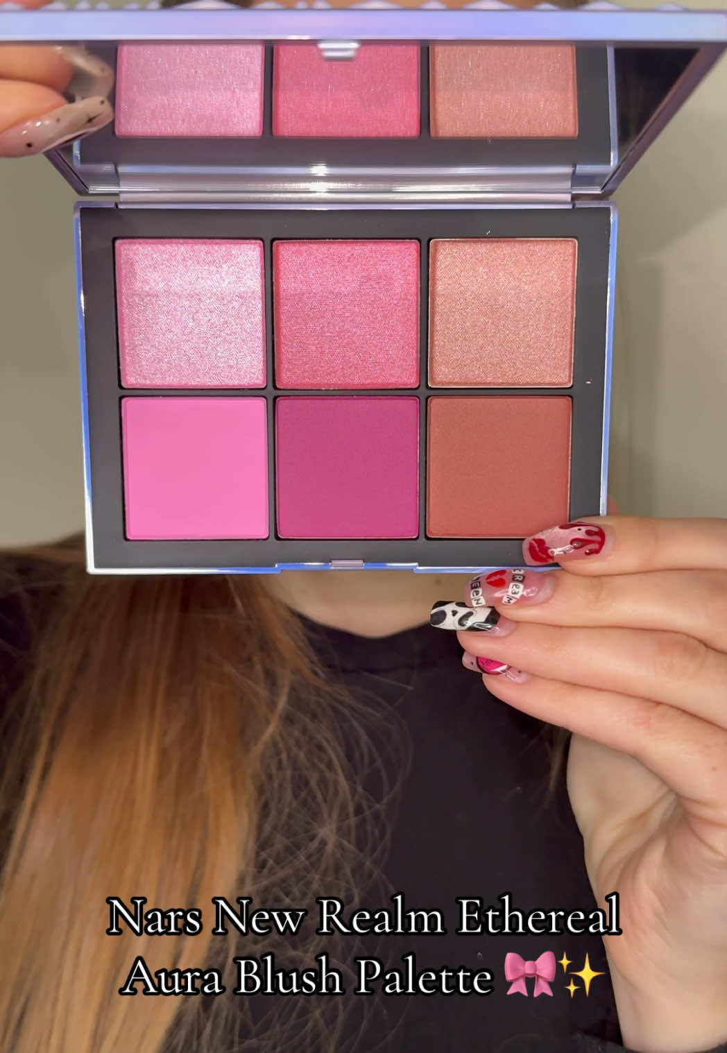 @NARS Cosmetics New Realm Ethereal Aura Blush Palette 🎀✨ #narsissist #nars #blush #pinkblush #makeup 