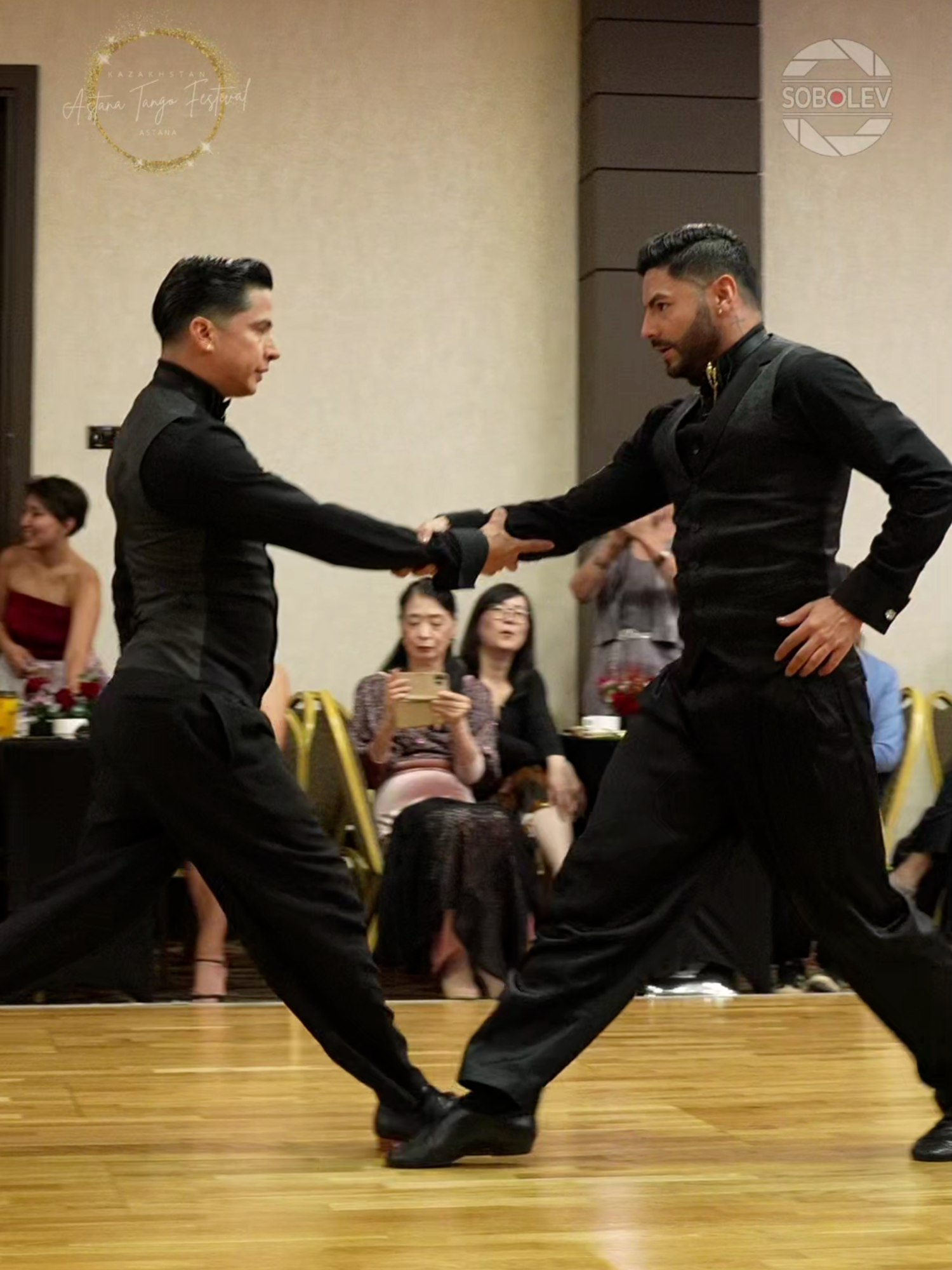 Defined lines, firm presence 🕺 Cristian Cerezo and Valentin Arias ✨️ Astana Tango Festival 2025 🎵 Libertango #argentinetango #tangodance #dance #tango #tangoargentino