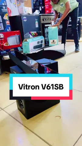 Vitron V61SB SOUNDBAR SYSTEM -12000W PMPO This bluetooth speaker comes with a Remote Control it is Aux it has USB Support it has a Built in Powerful Amplifier Can hold an Sd card It is Bluetooth Enabled 12000W PMPO#kenyantiktok🇰🇪 #kenyaelectronics #vitronsoundbar #12000W#V61SB