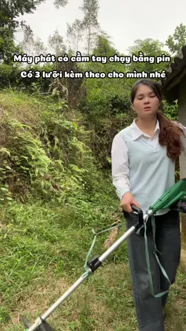 Máy cắt cỏ chạy bằng pin #kimanh199 #mayphatco 