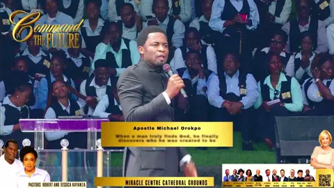 When a man truly finds God, he finally discovers who he was created to be.” — Apostle Michael Orokpo #ApostleMichaelOrokpo #Purpose #IdentityInChrist #GodFirst