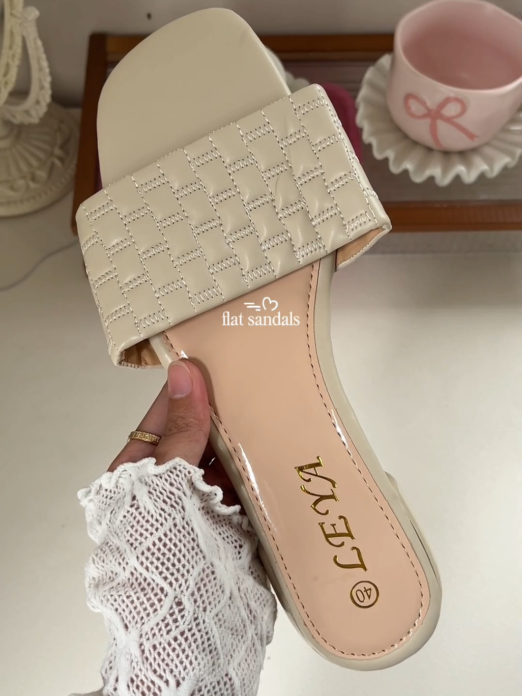 Replying to @heeyzhel yes super comfy ng flats na 'to!! #flatsandals #comfysandals #sandalsforwomen #sandals @leyashop 