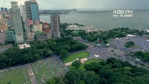 Crowd update Quirino Grandstand as of 4:00 PM. #Transparency4BetterDemocracy #INCUnity #rally #iglesia #inc  Credit Video: INC News and Updates. Facebook