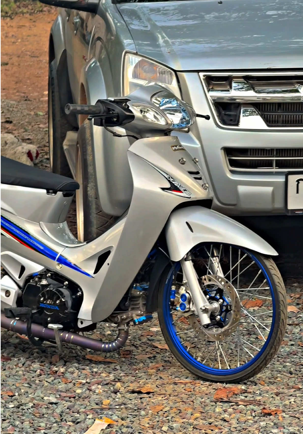 🤍💙#นครินทร์❤️ #เวฟ125หัวเถิก #wave125ทรงแว้น💫🌪️ #4วาวล์ไทยแลน #fypシ゚ 