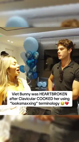 Viet Bunny was HEARTBROKEN after Clavicular COOKED her using “looksmaxxing” terminology 😭💔 | #n3on #clavicular #looksmaxing 