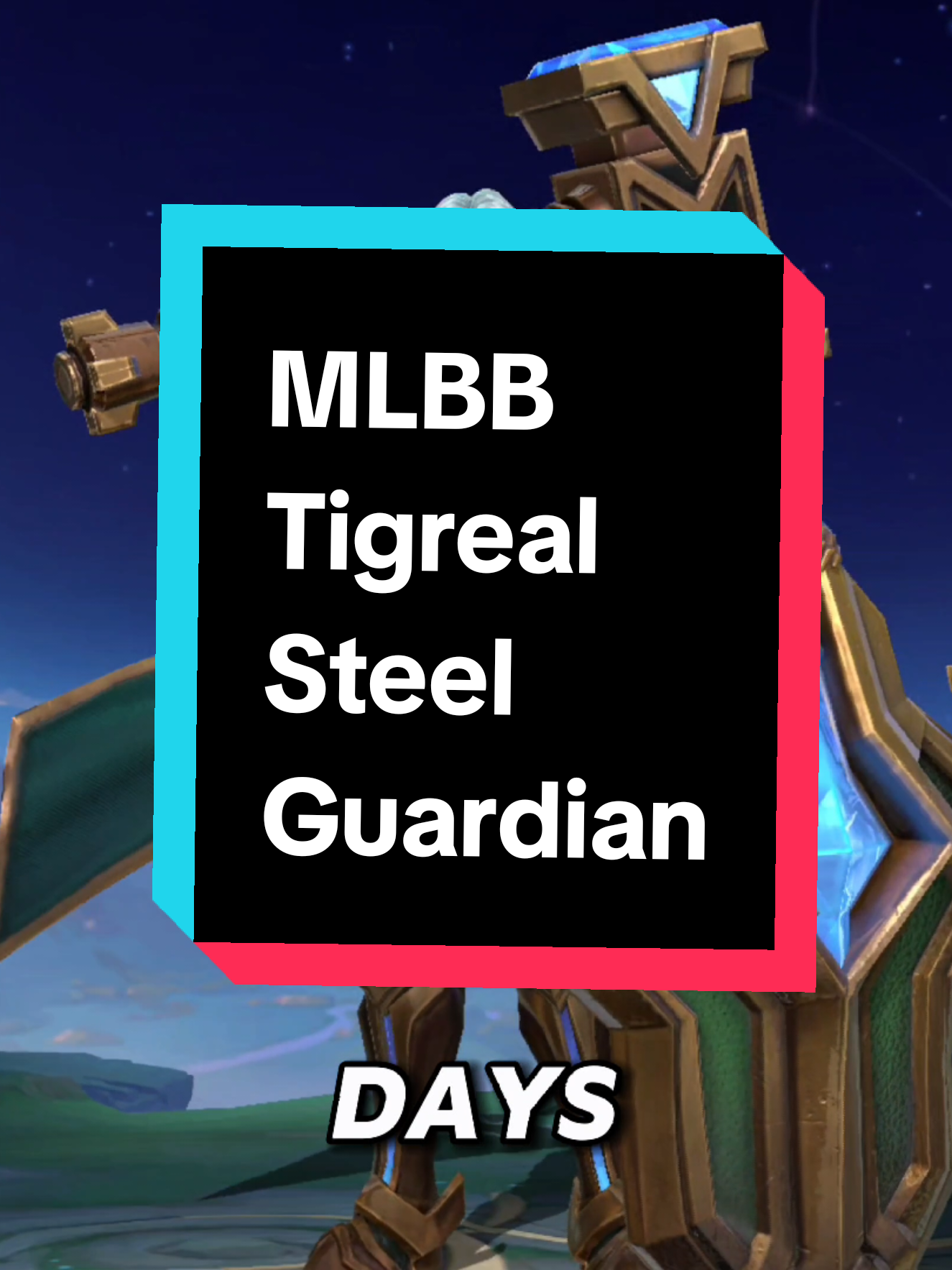 Ready to gear up? 🔥 Join this in-game event and work your way toward a Tigreal Steel Guardian skin! Complete daily tasks and you can unlock an Elite Skin Selection Treasure Box in as fast as 7 days. Grind it out and level up your hero’s style! ⚔️✨ #WinWithMLBB #MLBBFV #MLBB