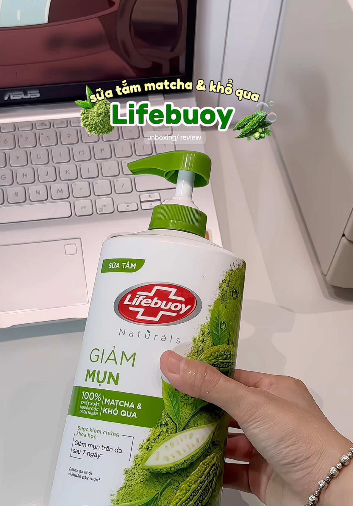 Chân ái mấy bà mụn lưng lun aaa ✨ #review #unboxing #foryoupage #lifebuoy #fyp 