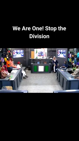 We Are One! Stop the Division