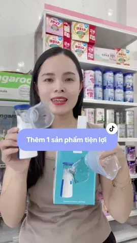 Máy khí dung cầm tay tiện lợi dễ sử dụng #maykhidung #maykhidungcamtay #khidung #danhchobeyeu 