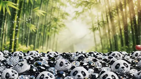 Beautiful cute panda 🐼👠#foryourpage #viral #panda #trending #heels 