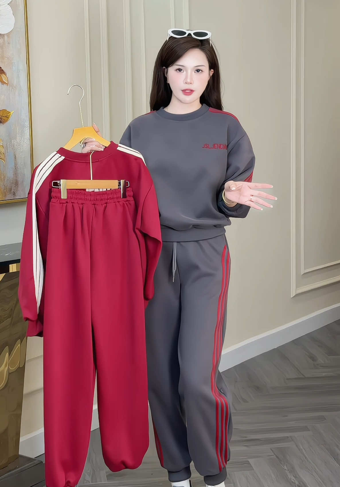 Bộ nỉ thu đông nữ #champhanreview #setboni 