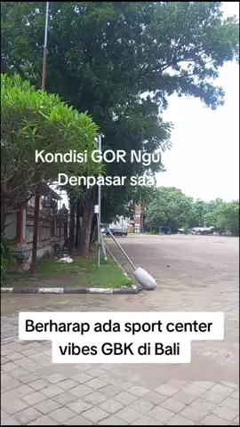 Semoga revitalisasi GOR Ngurah Rai bukan sekadar wacana #gorngurahrai