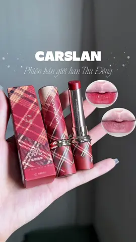 Swatch 3 dòng son siu xinh phiên bản giới hạn CARSLAN trong BST Thu Đông lần này cùng lolimeo nha !! ✨🍓❄️ #lolimeo #reviewson #carslan #sonli 