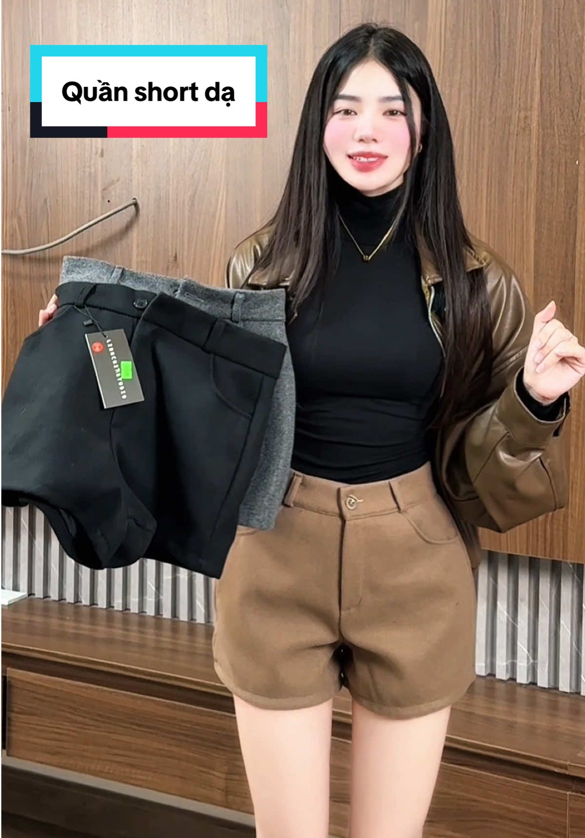 Quần short dạ hot hit 🤩🤩#xuhuong #huynhchang00 #reviewquanao #viral #outfit 