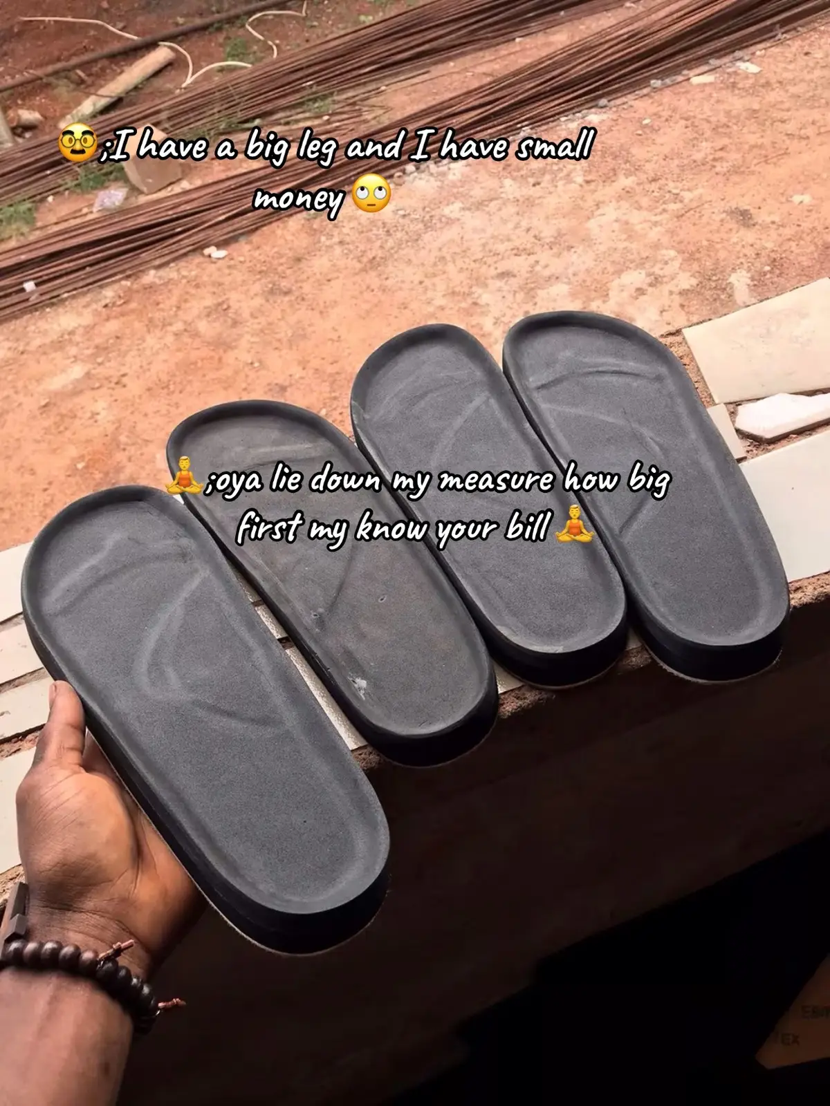 I recreate 🧘‍♂️ #famousvfootie  #handmadefootwearsinenugu  #malefootwear  #newcustomer  #customers 