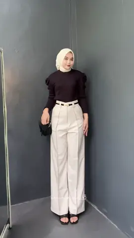 #celanahighwaist #loosepants #celanawanita #celanakerja #celanaloosepants 